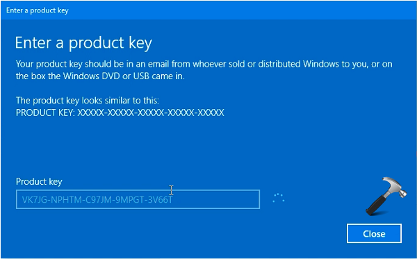 serial number win 10 pro